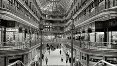 Vintage monochrome USA historic