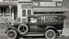 Vintage monochrome USA historic