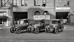 Vintage monochrome USA historic