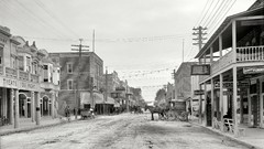 Vintage monochrome USA historic