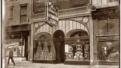 Vintage monochrome USA historic