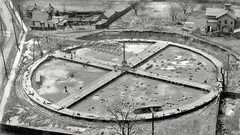 Vintage monochrome USA historic