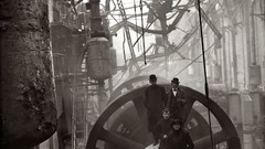 Vintage monochrome USA historic