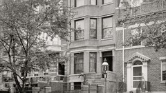 Vintage monochrome USA historic