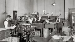 Vintage monochrome USA historic