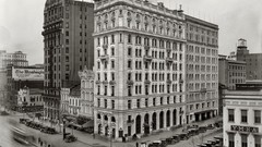 Vintage monochrome USA historic