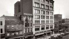 Vintage monochrome USA historic