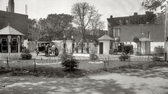 Vintage monochrome USA historic