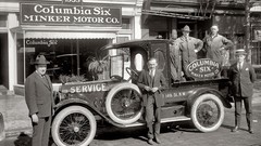 Vintage monochrome USA historic