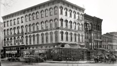 Vintage monochrome USA historic