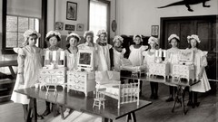 Vintage monochrome USA historic