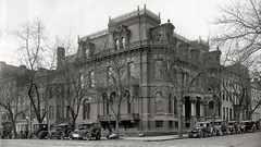 Vintage monochrome USA historic