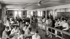 Vintage monochrome USA historic