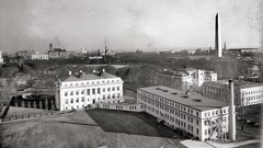 Vintage monochrome USA historic