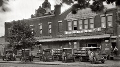 Vintage monochrome USA historic