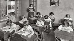 Vintage monochrome USA historic