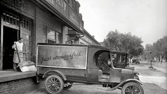 Vintage monochrome USA historic