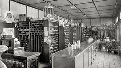 Vintage monochrome USA historic