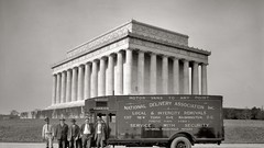 Vintage monochrome USA historic