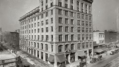 Vintage monochrome USA historic