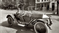 Vintage monochrome USA historic