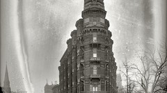 Vintage monochrome USA historic