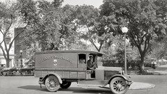 Vintage monochrome USA historic