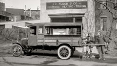 Vintage monochrome USA historic