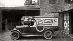 Vintage monochrome USA historic