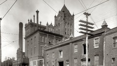 Vintage monochrome USA historic