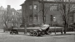 Vintage monochrome USA historic