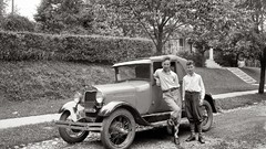 Vintage monochrome USA historic