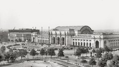 Vintage monochrome USA historic