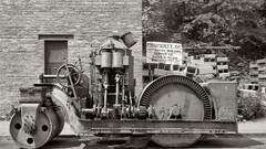 Vintage monochrome USA historic