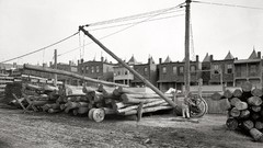 Vintage monochrome USA historic