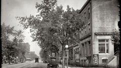 Vintage monochrome USA historic