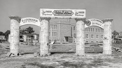 Vintage monochrome USA historic