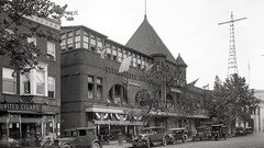 Vintage monochrome USA historic