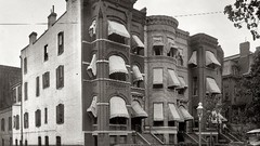 Vintage monochrome USA historic