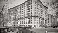 Vintage monochrome USA historic