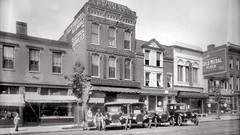 Vintage monochrome USA historic