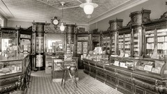 Vintage monochrome USA historic