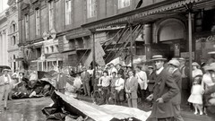 Vintage monochrome USA historic