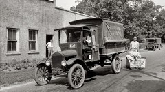 Vintage monochrome USA historic