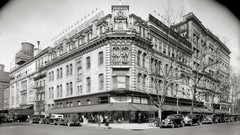 Vintage monochrome USA historic