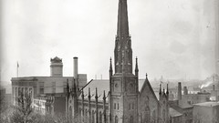 Vintage monochrome USA historic