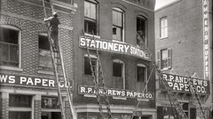 Vintage monochrome USA historic