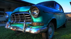 Vintage old cars retro