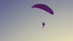 Vintage paragliding