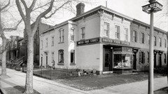 Vintage USA historic grayscale